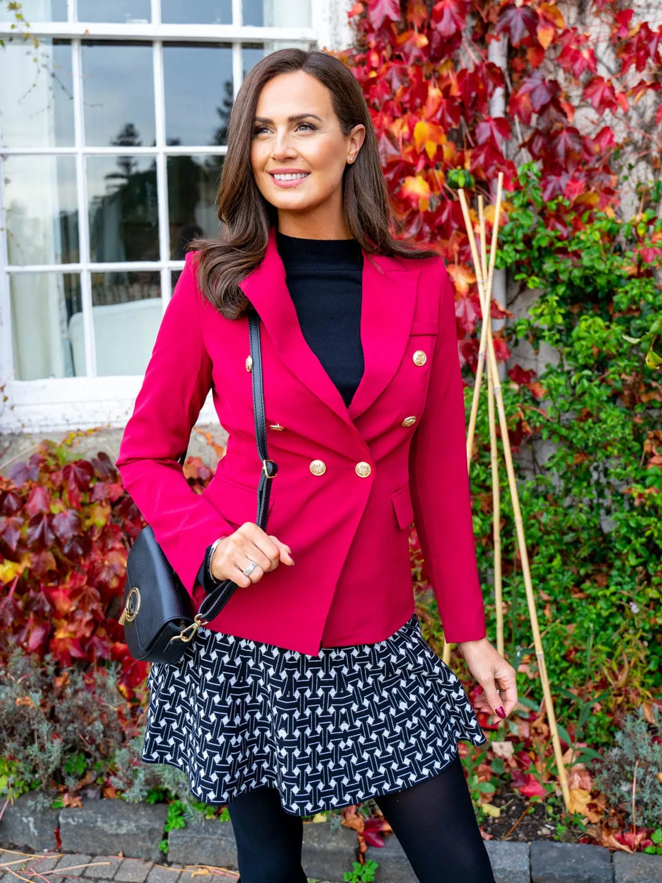 Kendall Blazer - Deep Red