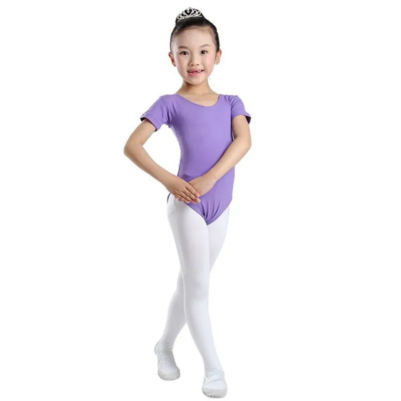 Kid Girls Ballet Dance Gymnastics Leotards Children Sleeveless Dancewear Clothes SM6