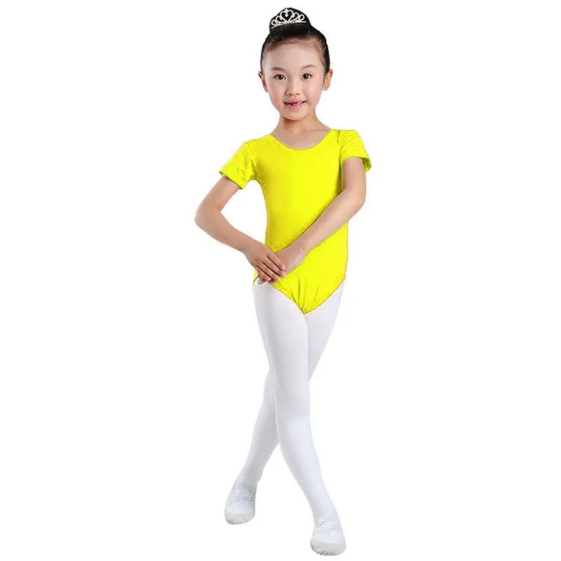 Kid Girls Ballet Dance Gymnastics Leotards Children Sleeveless Dancewear Clothes SM6