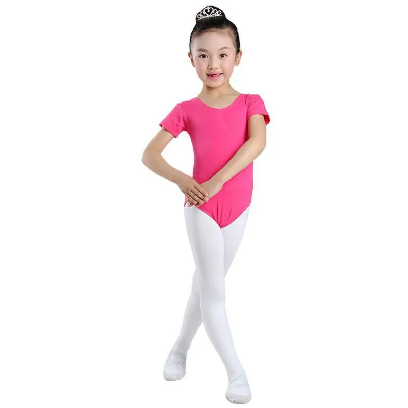 Kid Girls Ballet Dance Gymnastics Leotards Children Sleeveless Dancewear Clothes SM6