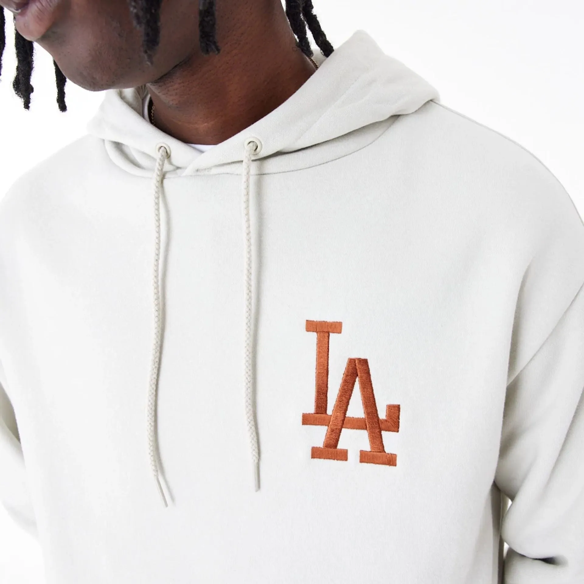 LA Dodgers League Essential Stone Oversized Pullover Hoodie