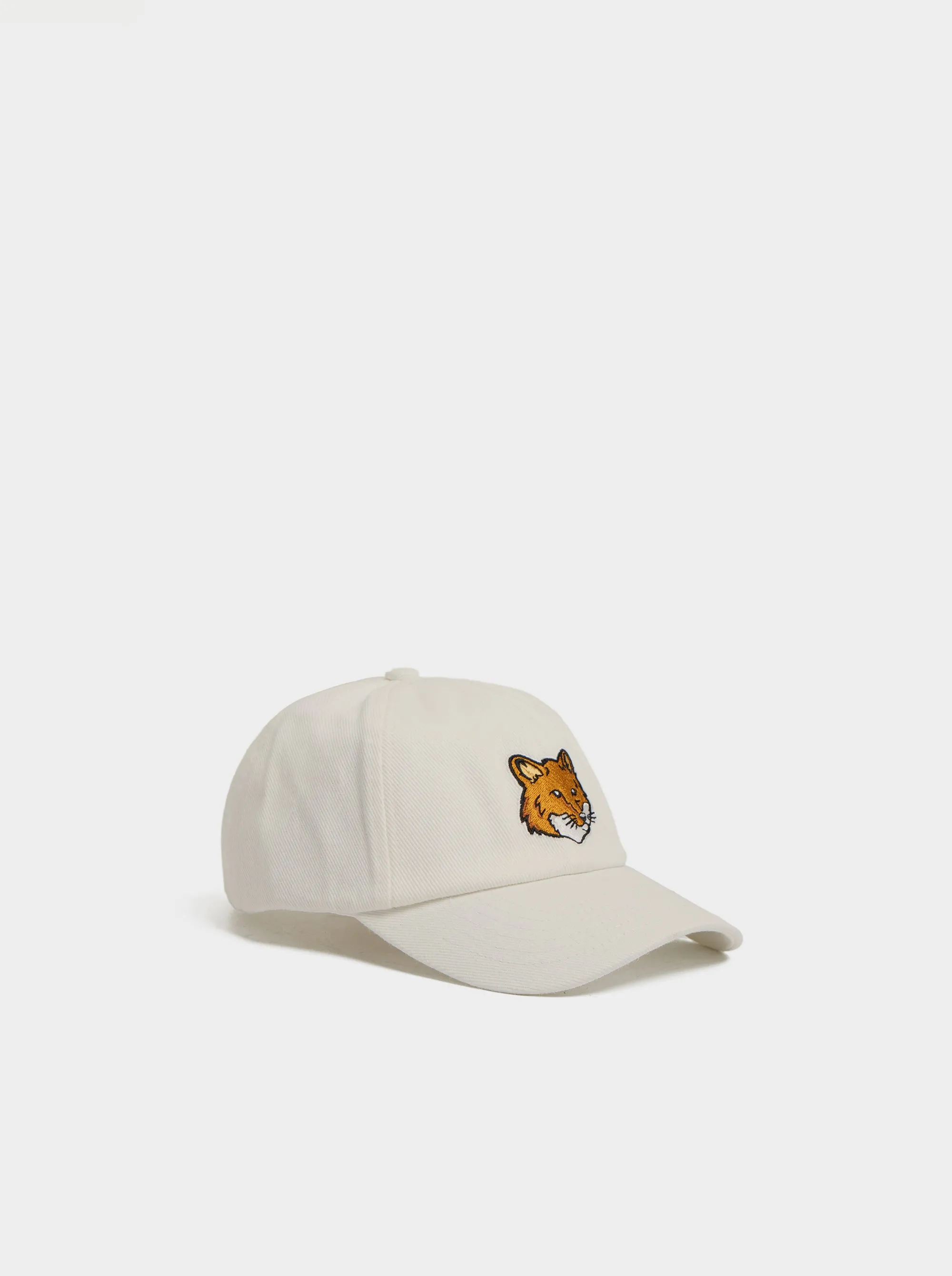 Large Fox Head 6P Cap, White