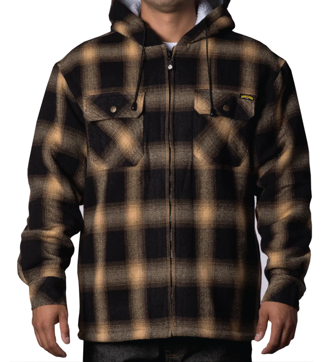 Lowrider Sherpa Lined Jacket - Brown