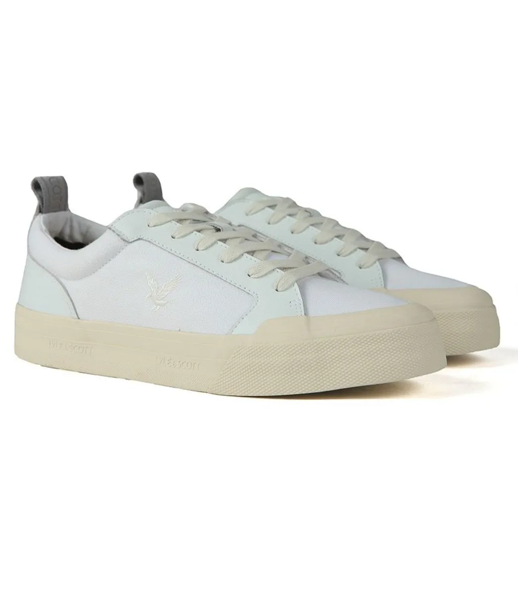 Lyle & Scott Dawson Twill Low Canvas Shoes White