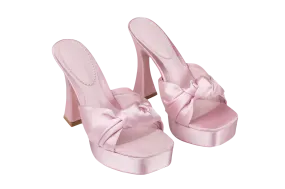 Mara Platform Sandals (Light Pink)