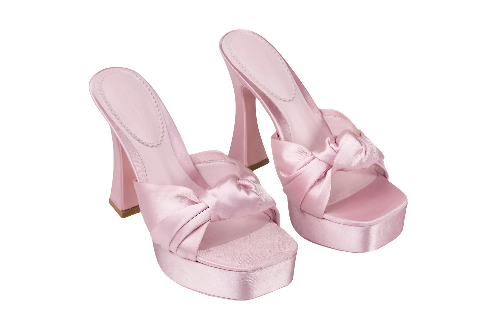 Mara Platform Sandals (Light Pink)