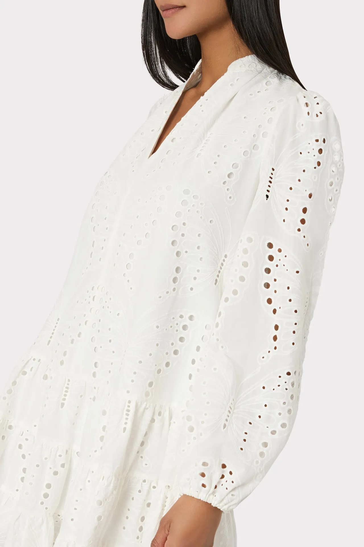 Margaret Butterfly Eyelet Dress