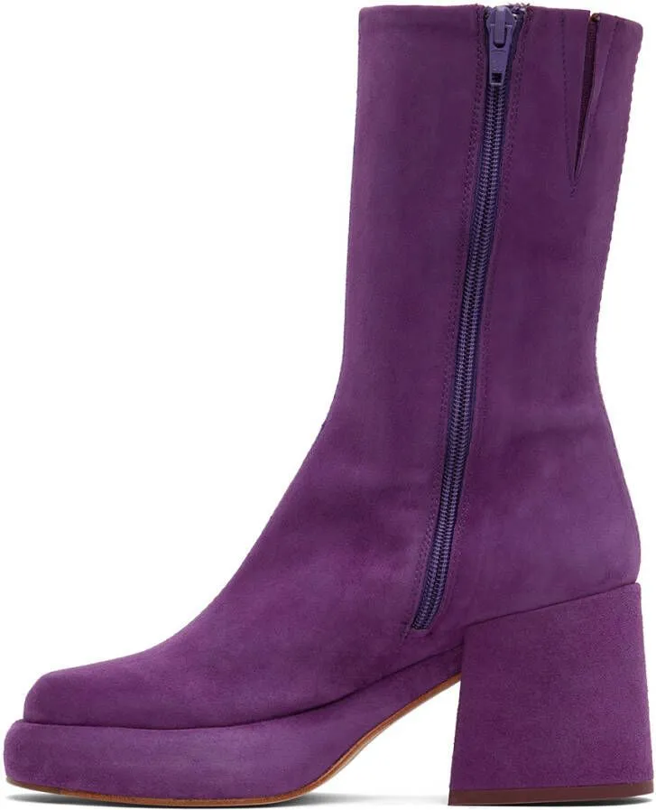 Miista Purple Susaye Boots