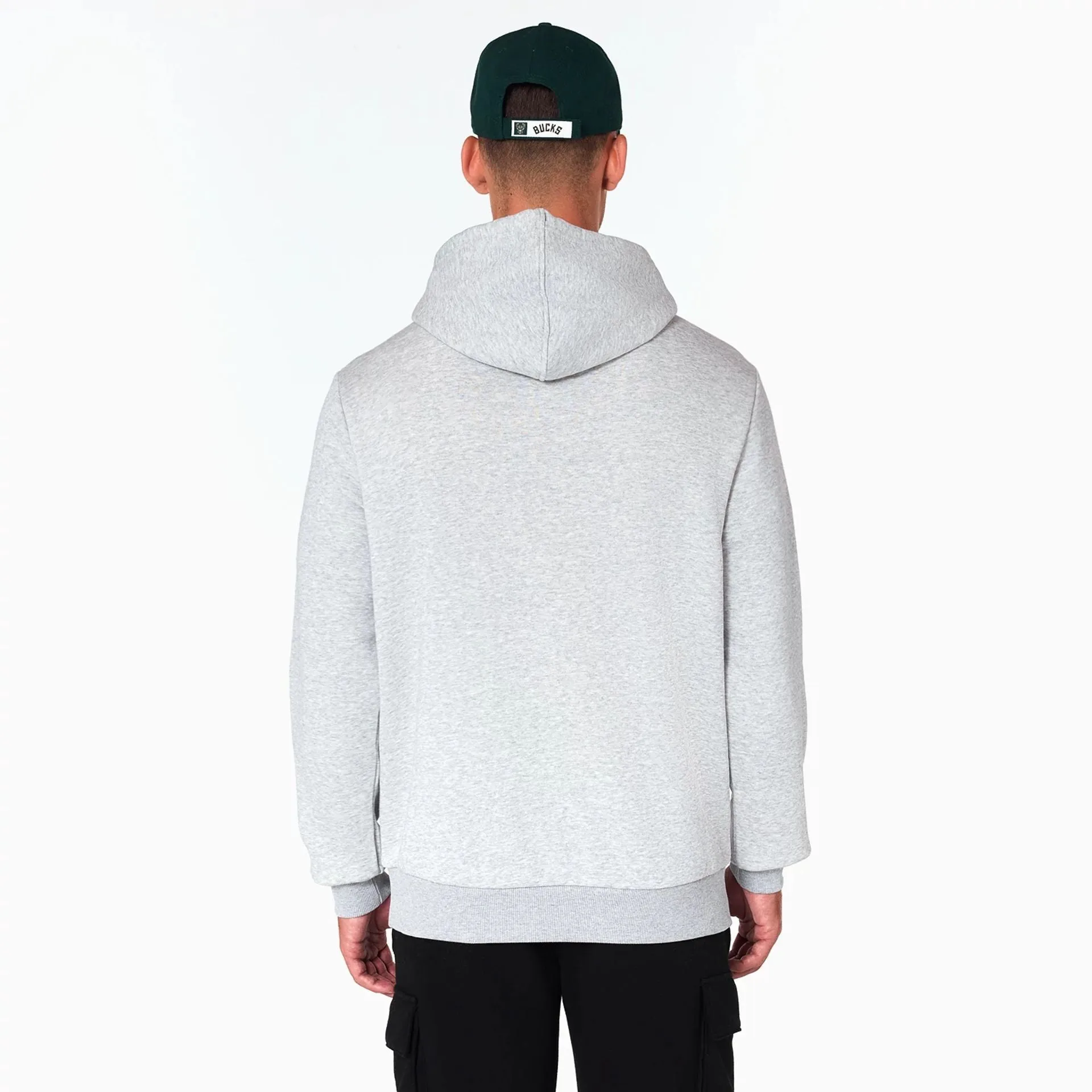 Milwaukee Bucks NBA Grey Pullover Hoodie