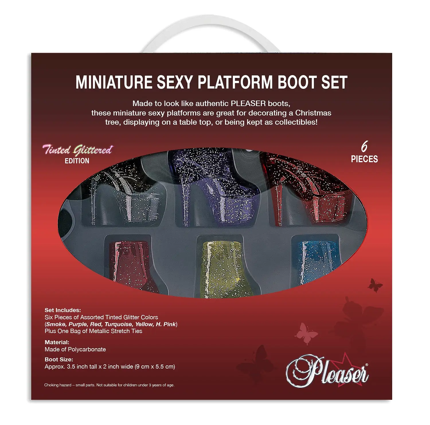 Miniature Boots Ornament Set