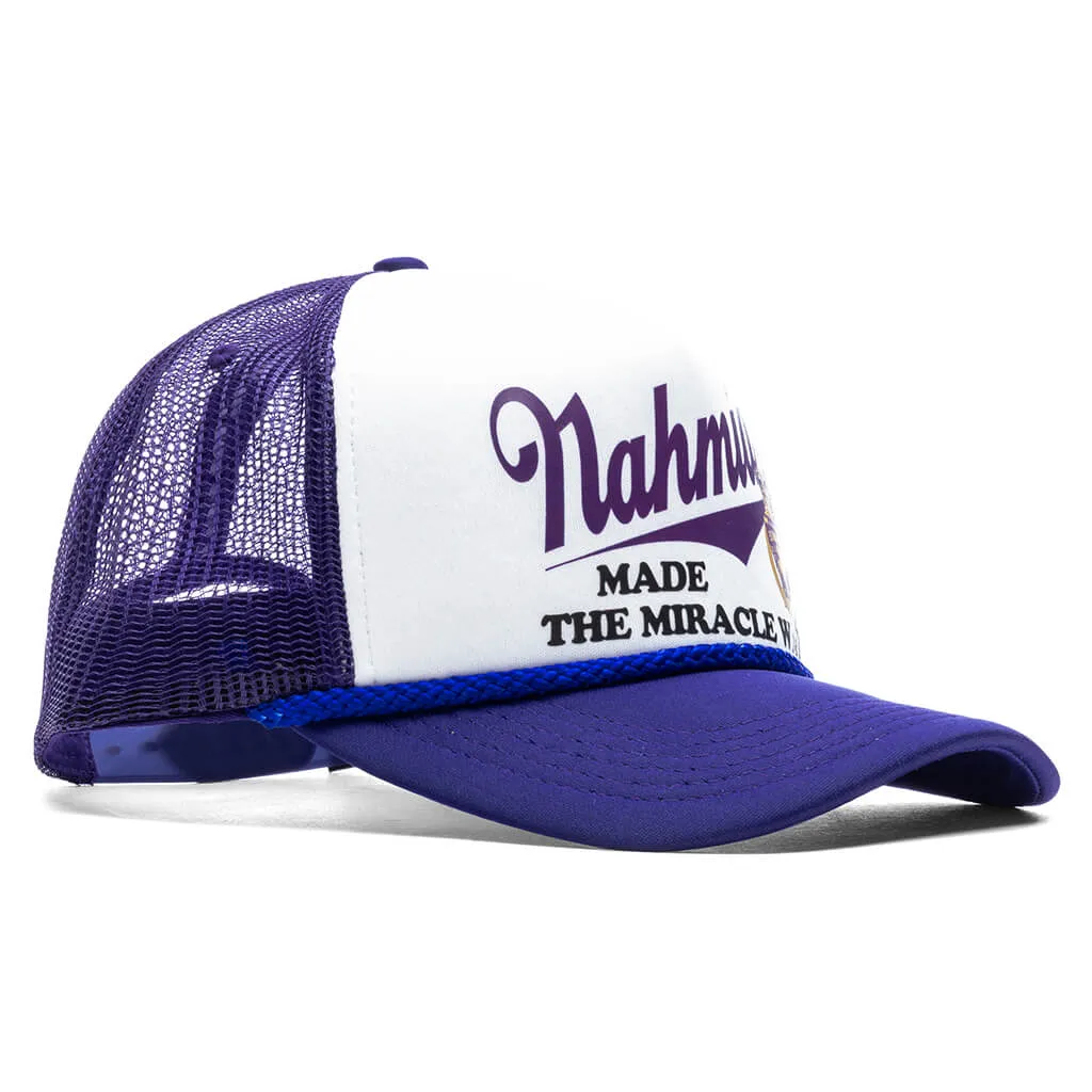 Miracle Way Foam Trucker Hat - Grape