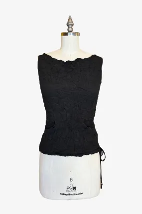 Moth Cowl Top | Black