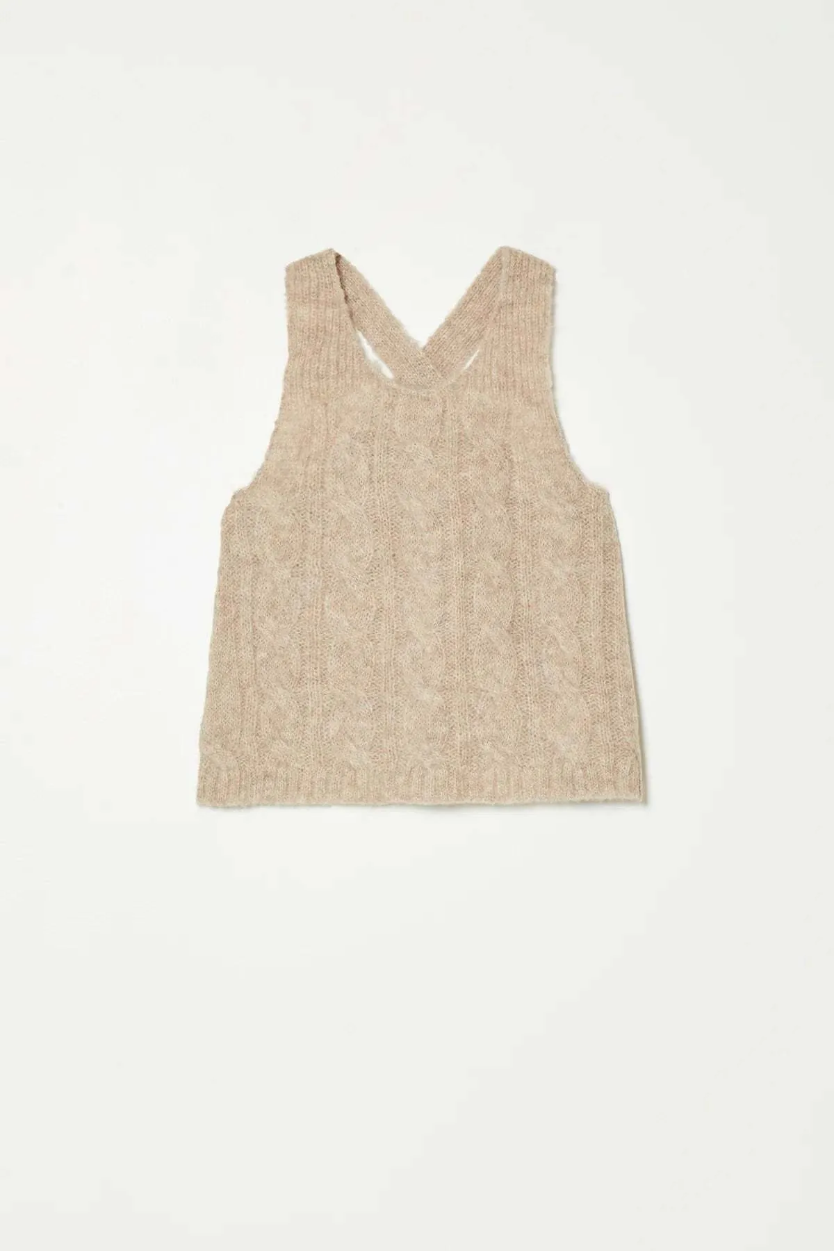 Nadja Sweater Tank - Sand