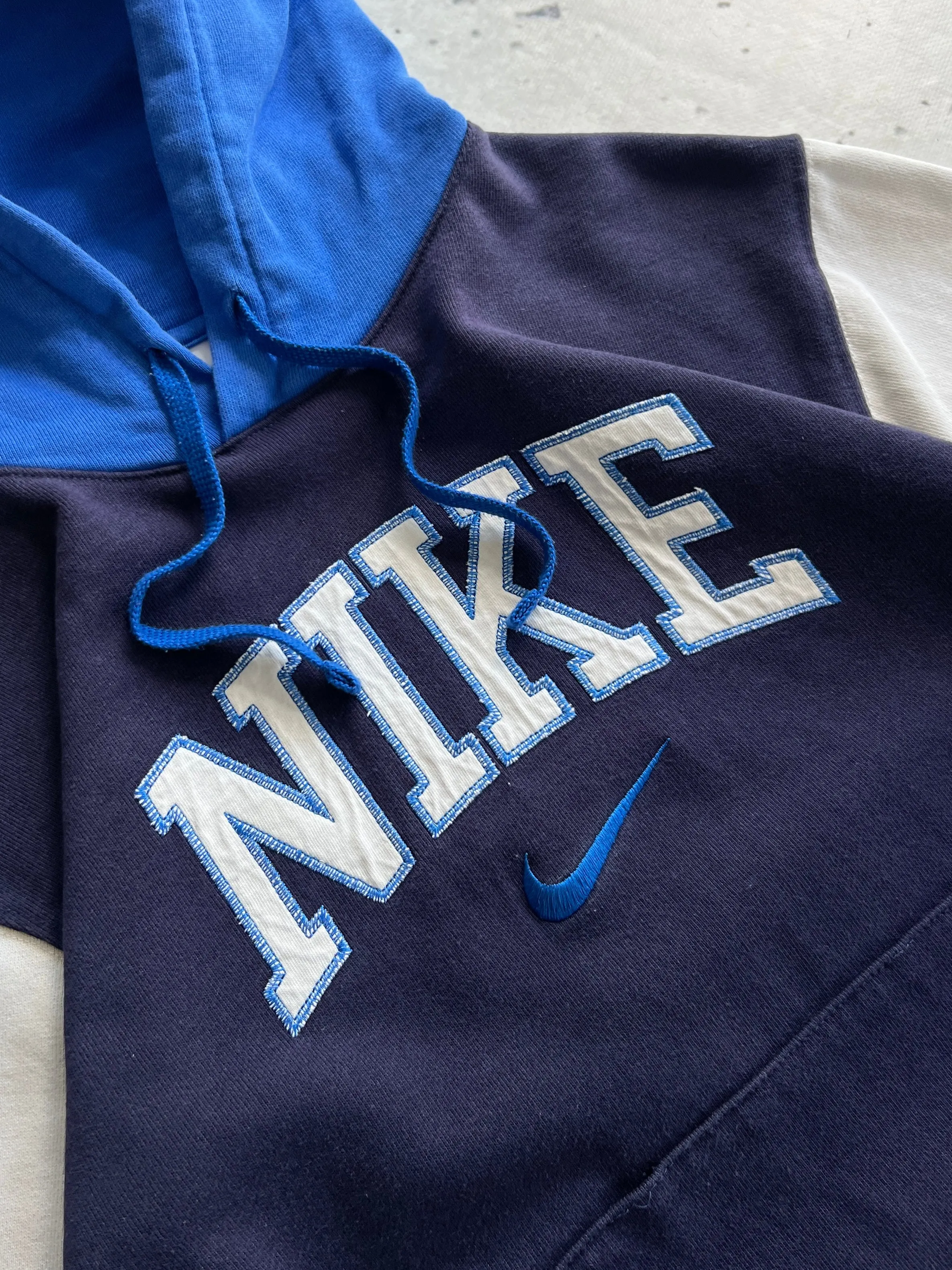 Nike embroidered Spell Out Pullover Hoodie (S)