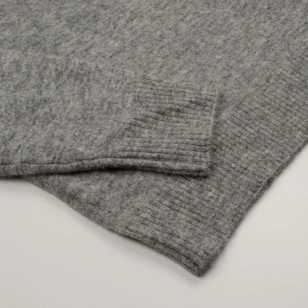 Norse Projects - Sigfred Merino Alpaca Sweater - Grey Melange