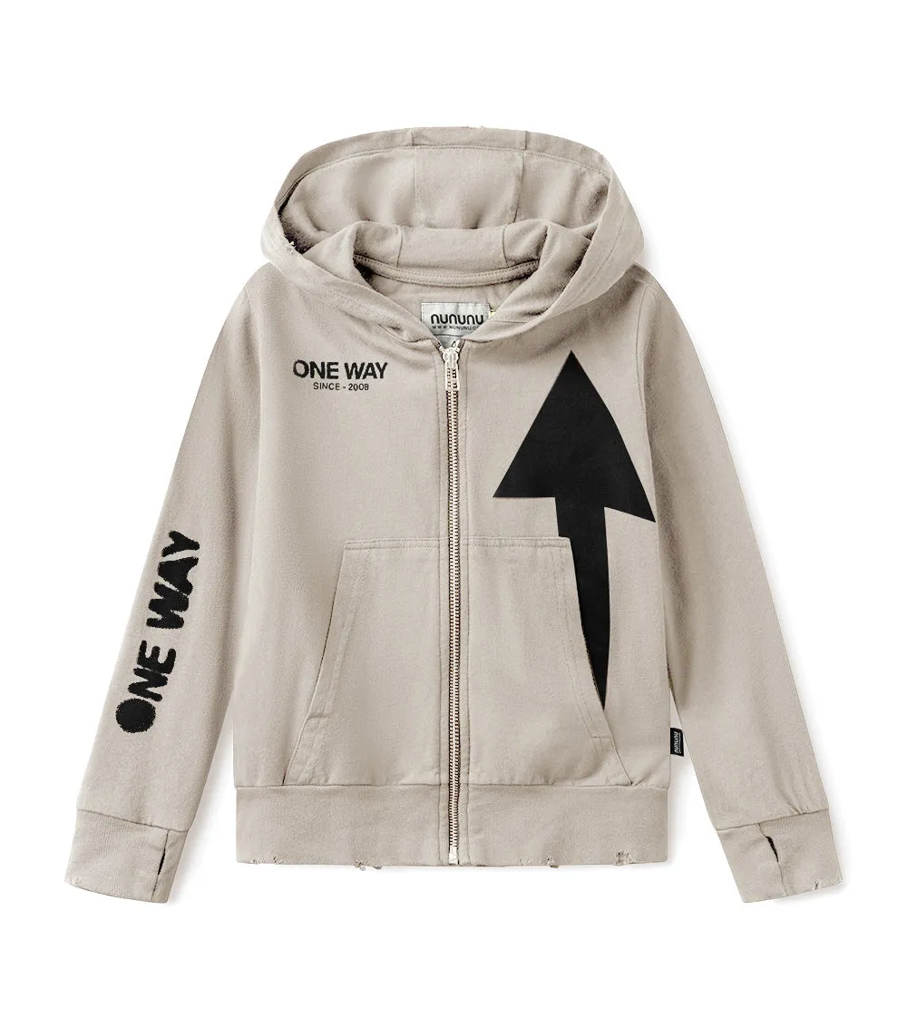 nununu way light zip hoodie