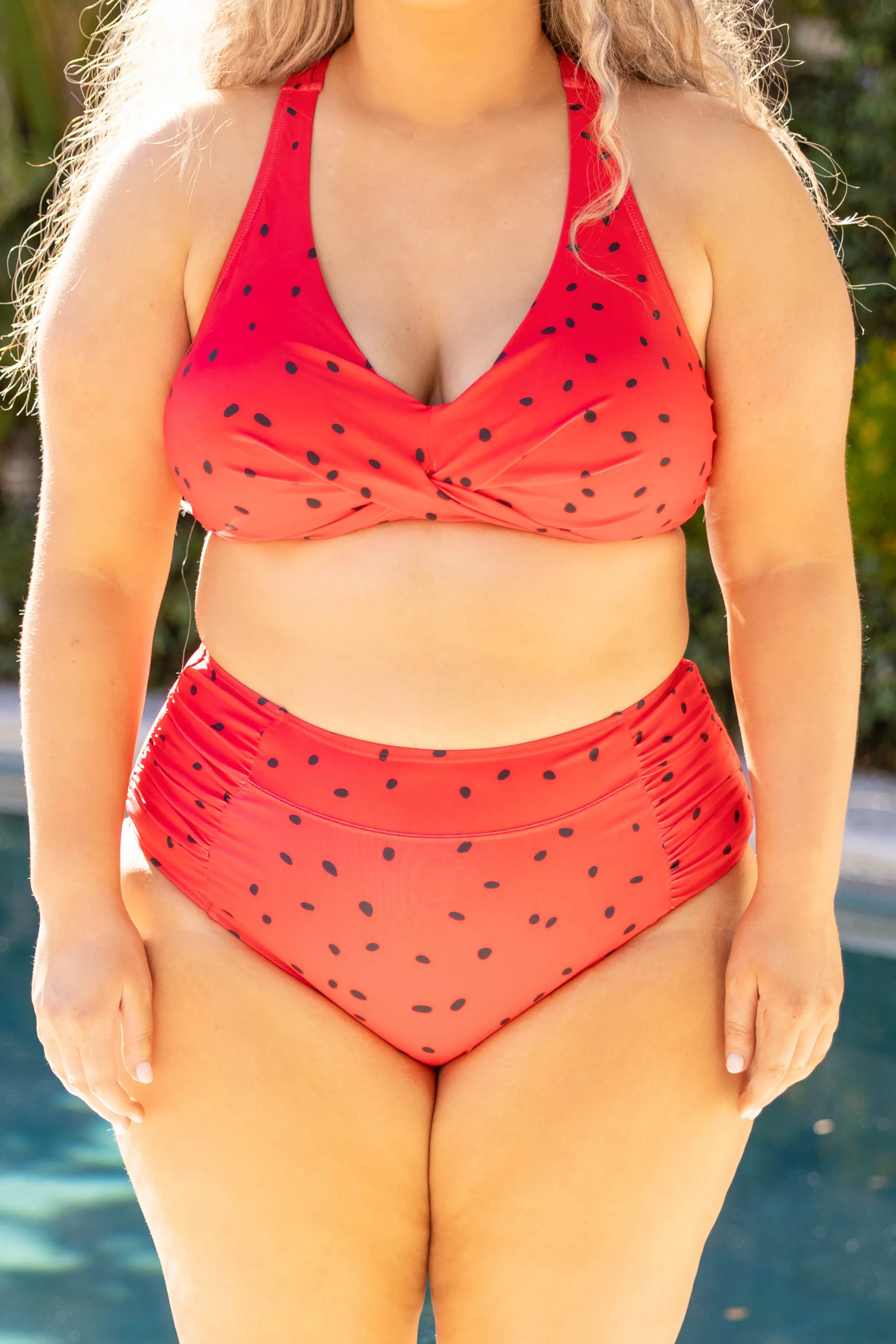 Oceans Of Love Swim Bottom, Watermelon