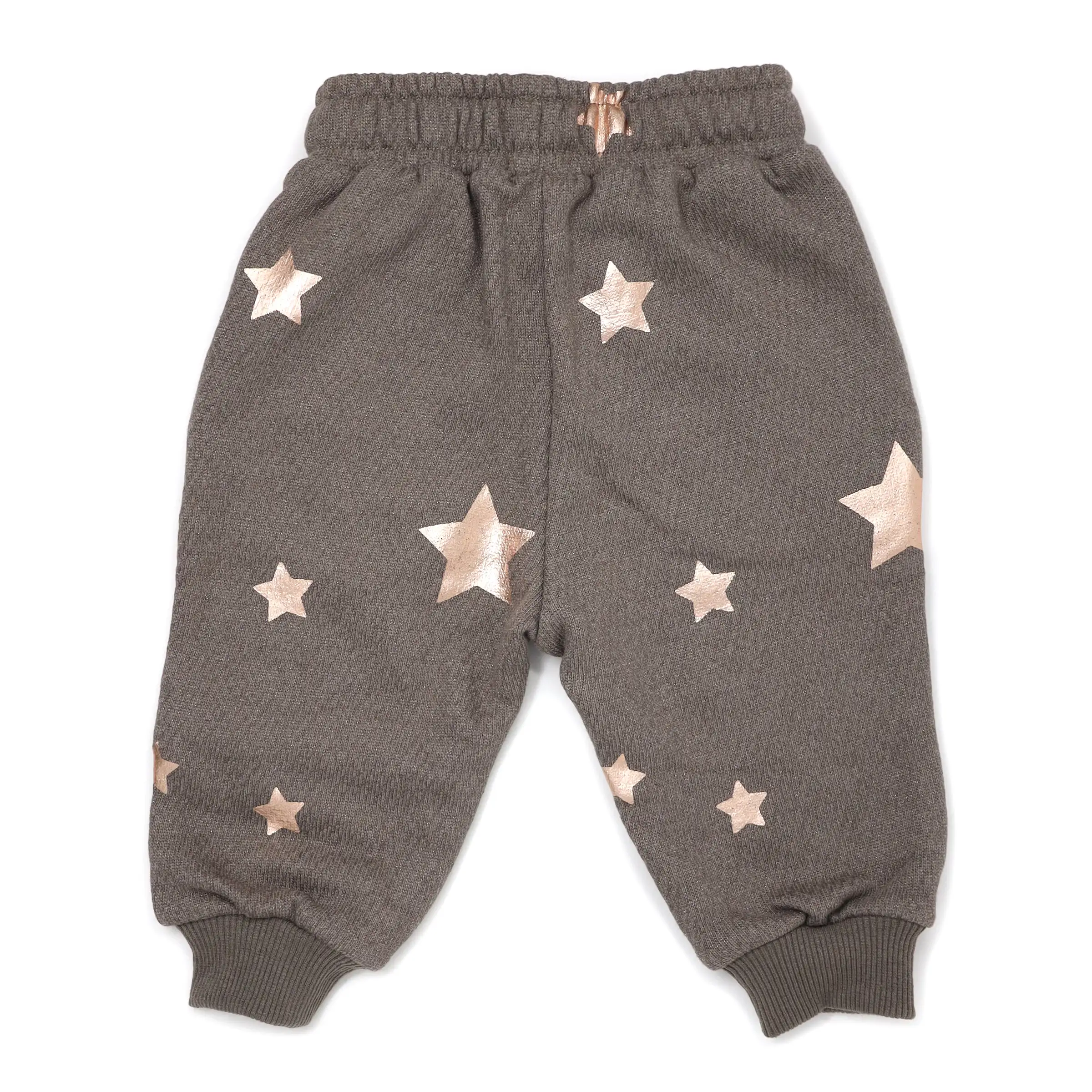 oh baby! Rose Gold Stars Millie Pocket Jogger - Bark