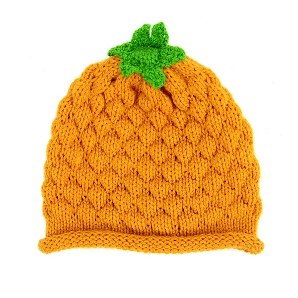 Pineapple Knit Food Hat