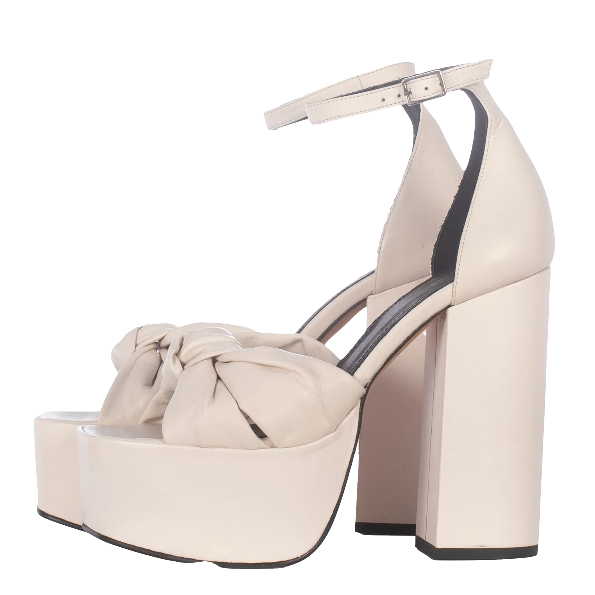 PLATFORM HEELED SANDALS