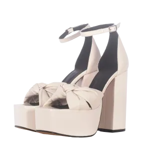 PLATFORM HEELED SANDALS