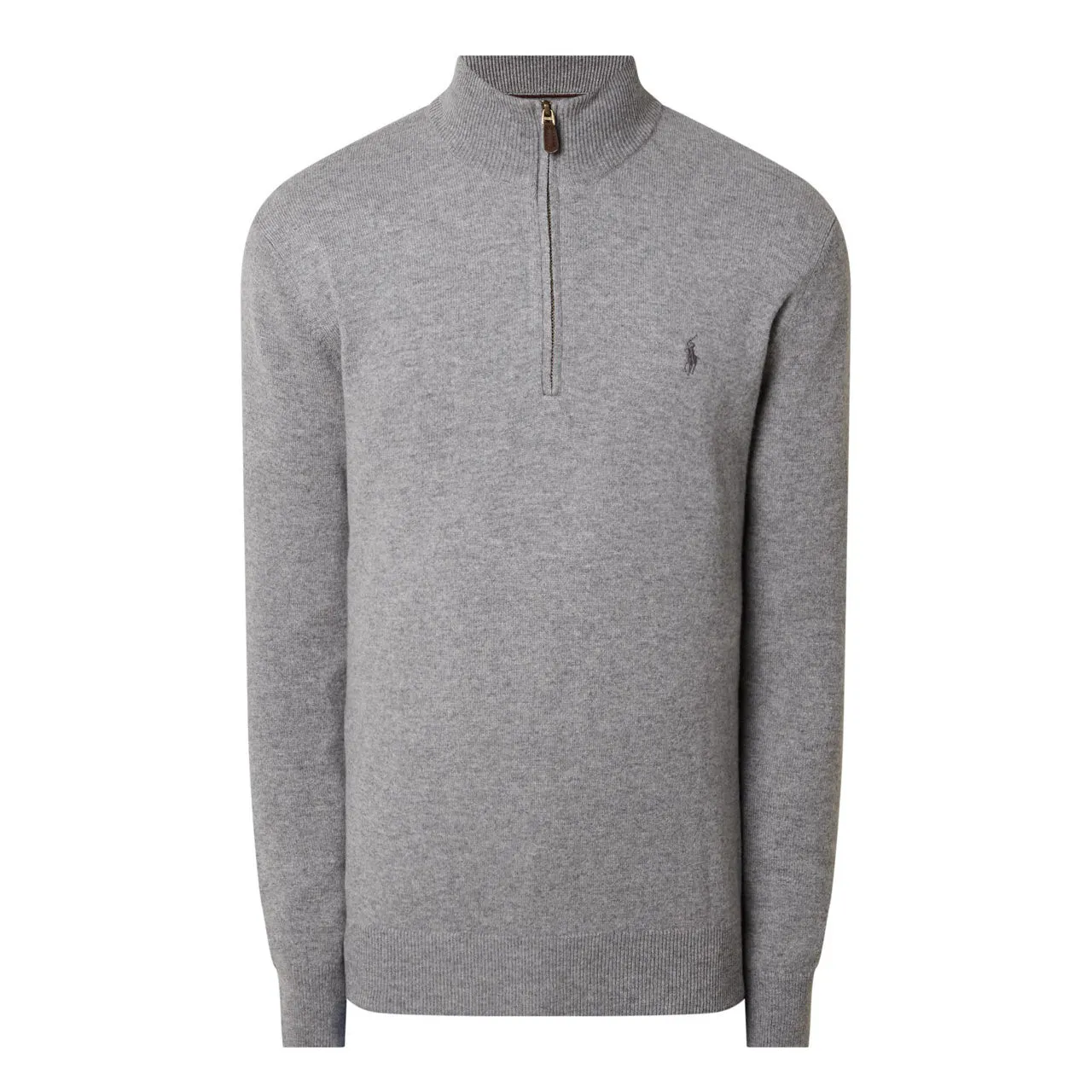 POLO RALPH LAUREN Polo Logo Half-Zip Sweater - Grey