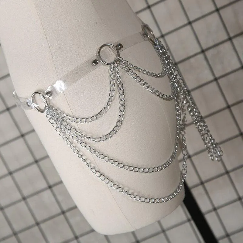 Punk Waist Chain Gothic Multilayer Metal Chain