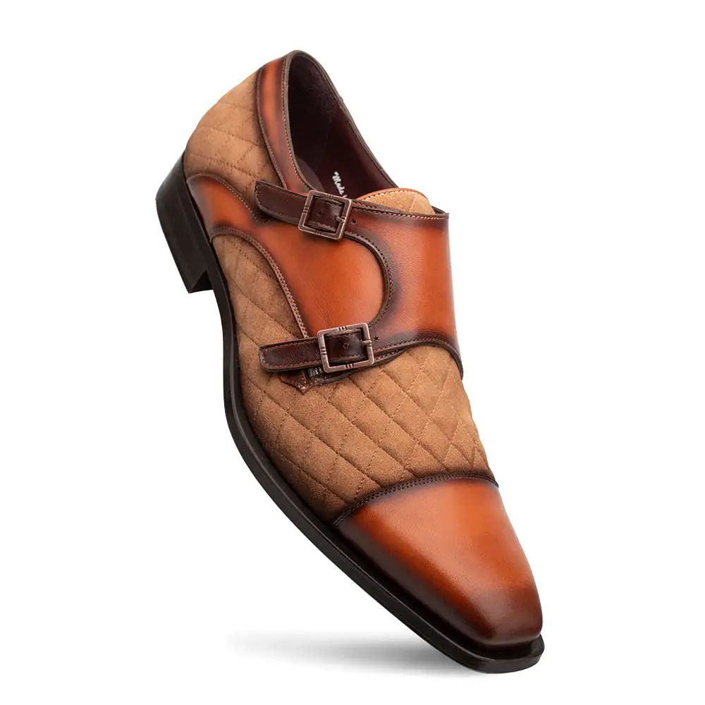 Quilted Double Monk Strap