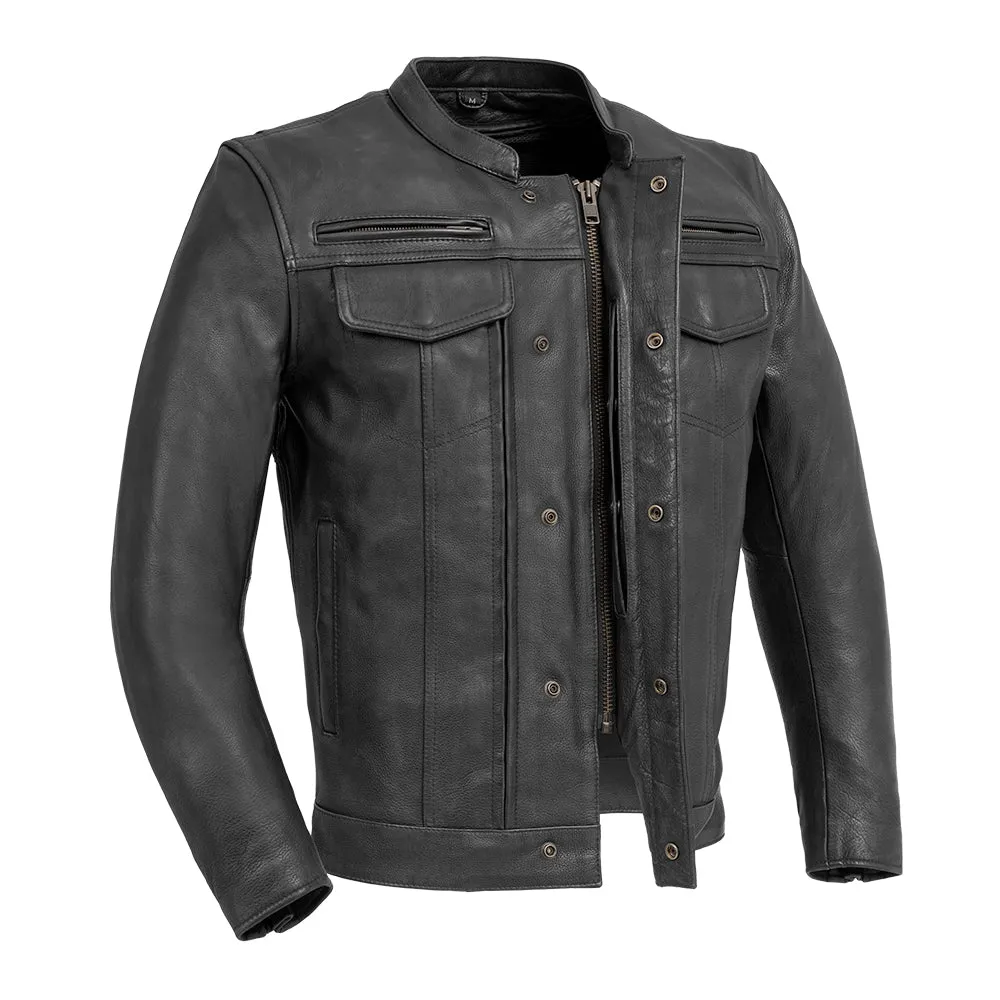 Raider Men's Motorcycle Leather Jacket