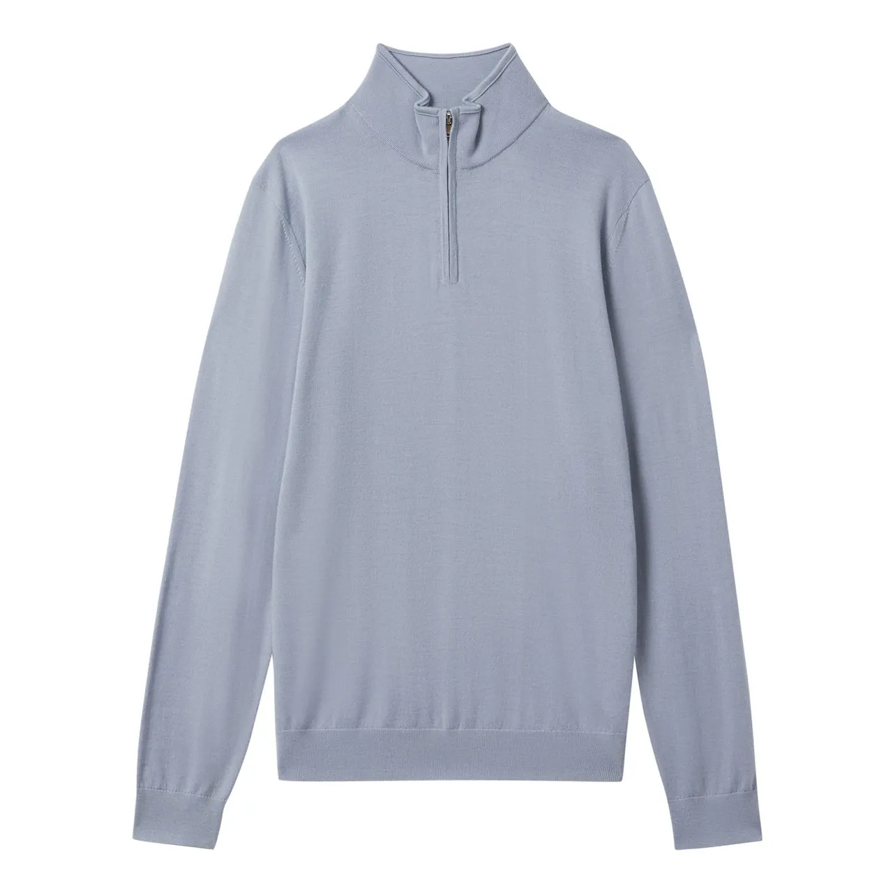 REISS Blackhall Half-Zip Sweater - Blue