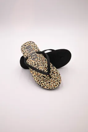 Sadie Flip Flops Leopard Print