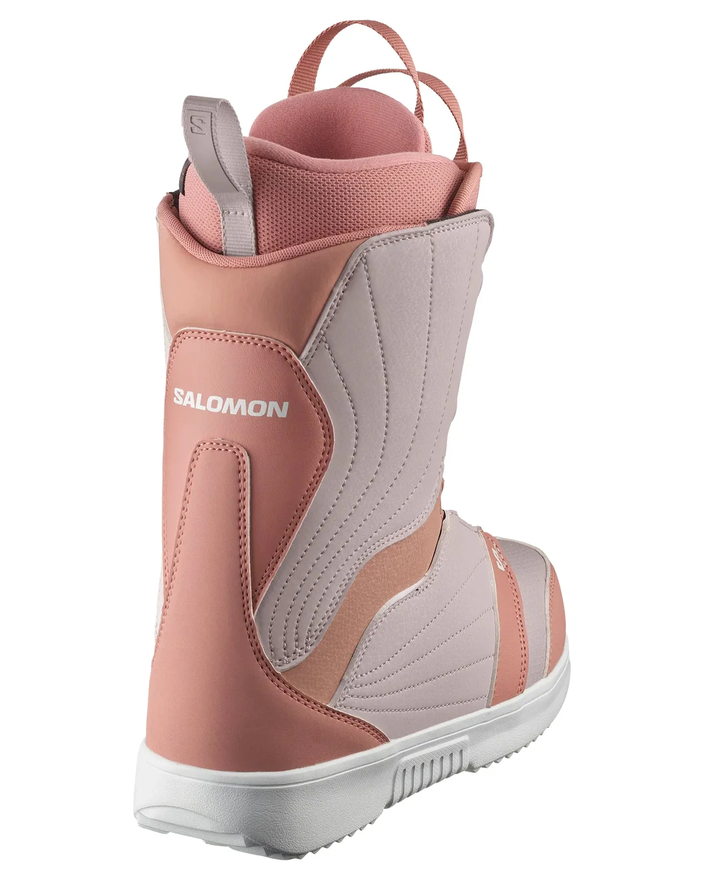 Salomon Women's Pearl Boa Snowboard Boots - Ash Rose/Lilac Ash/White - 2024