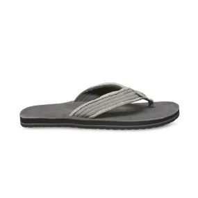 Sanuk Fraid Not Charcoal Flip Flops - Men's