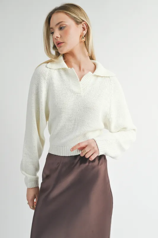 Scarlet Sweater - Ivory