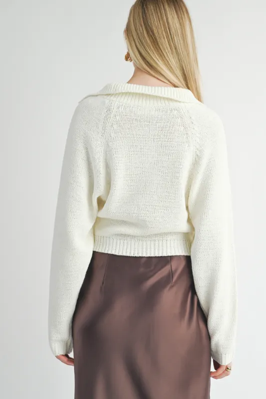 Scarlet Sweater - Ivory