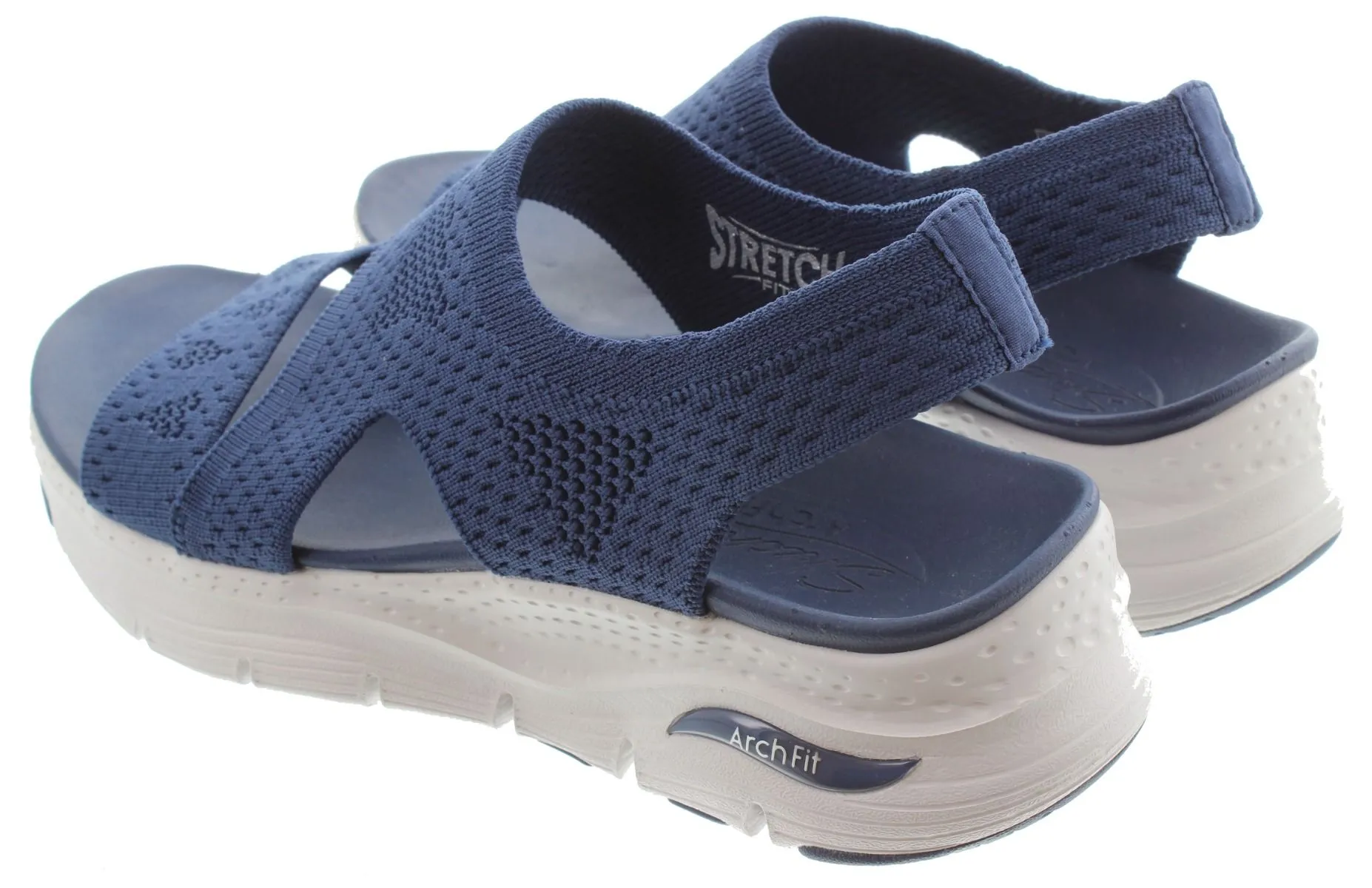 SKECHERS Ladies 119458 Arch Fit Sandals In Navy