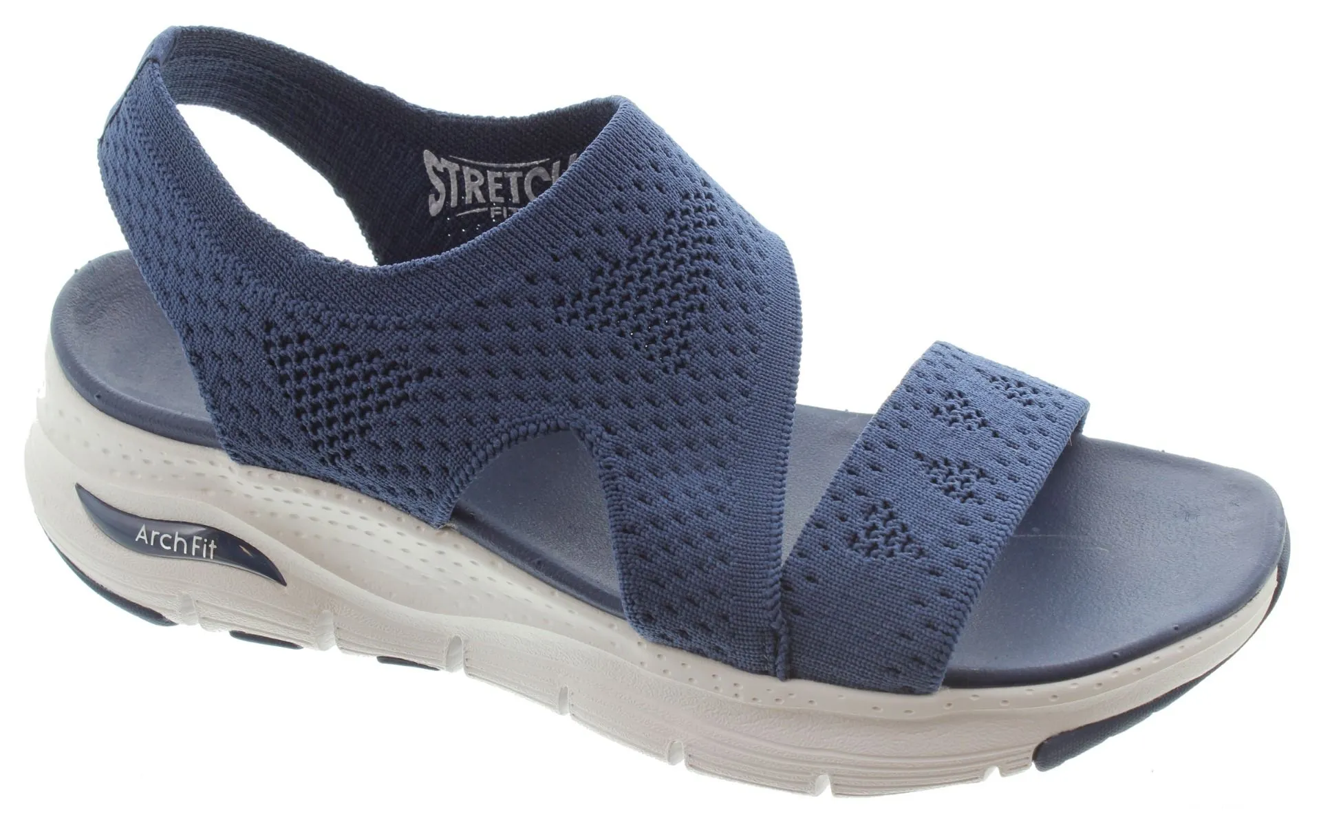 SKECHERS Ladies 119458 Arch Fit Sandals In Navy