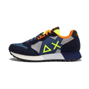 SNEAKERS JAKI FLUO Uomo Navy Blue Grigio Medio