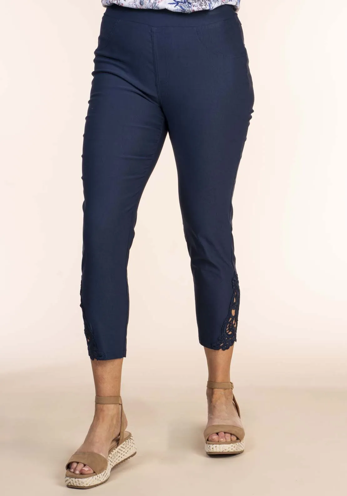 Soft Handfeel Capri - Navy