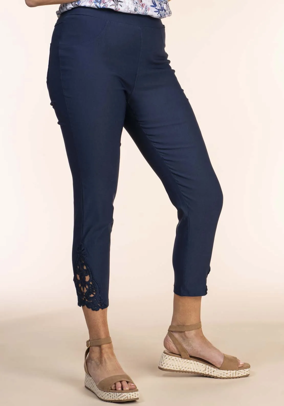 Soft Handfeel Capri - Navy