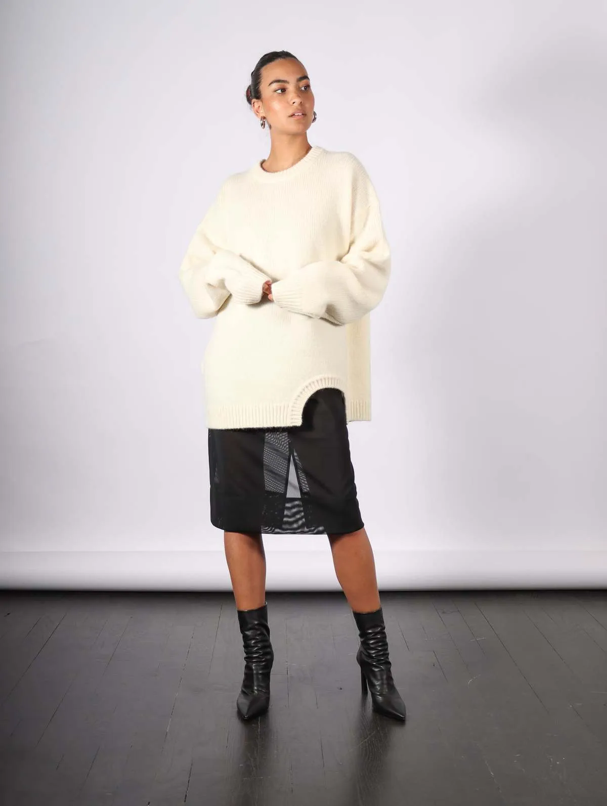 Soft Lambswool Sweater - Ivory