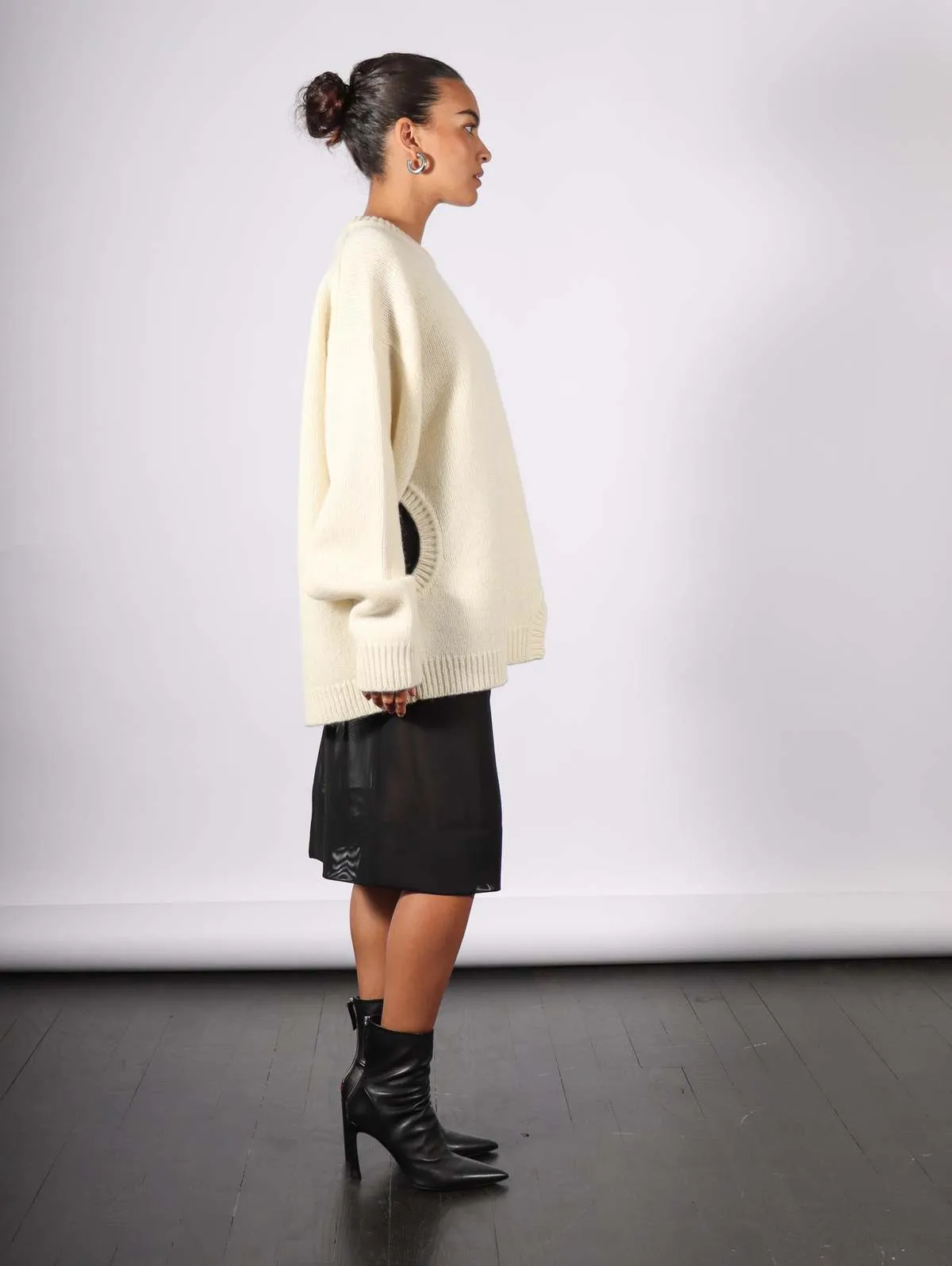 Soft Lambswool Sweater - Ivory