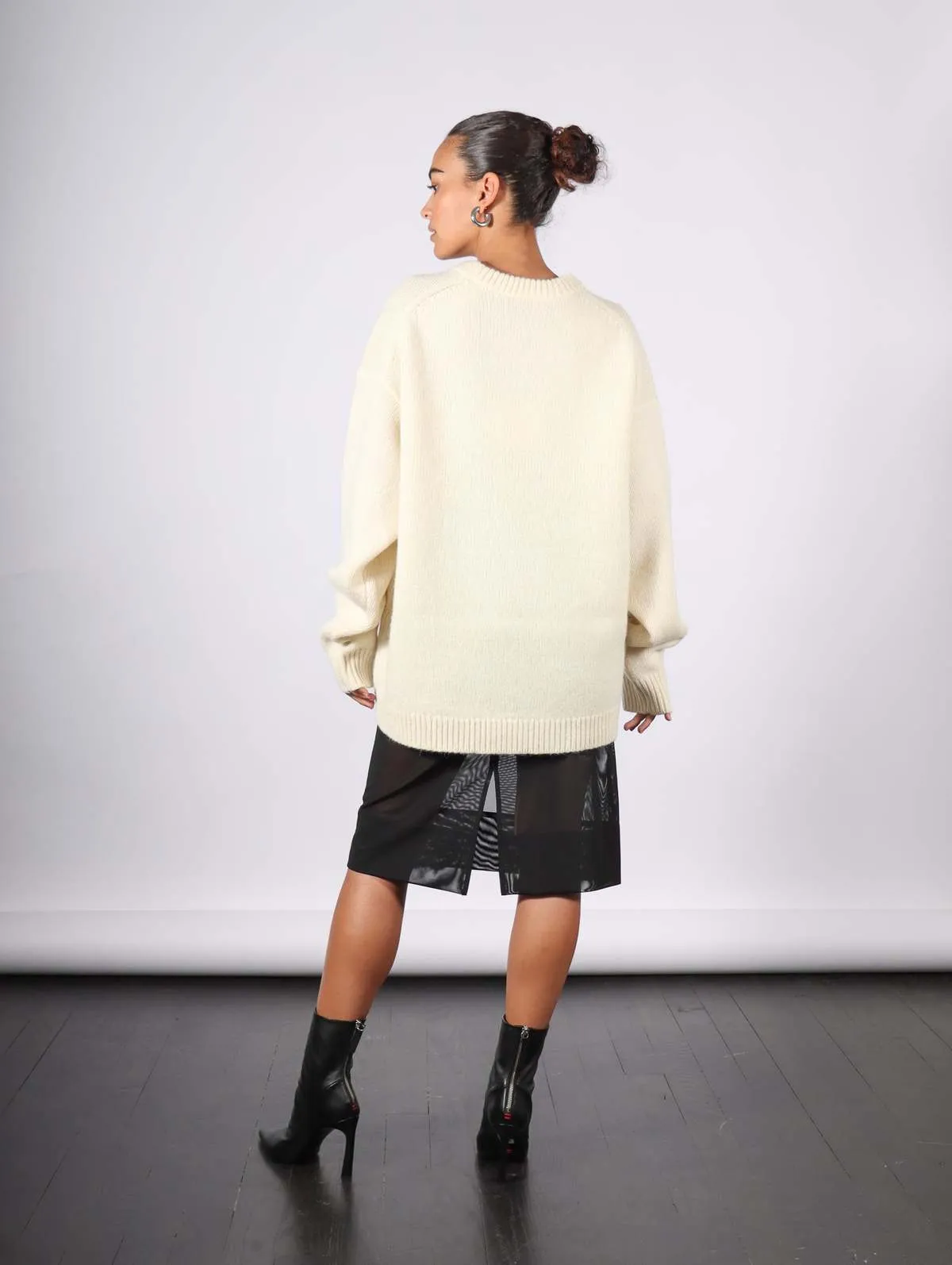 Soft Lambswool Sweater - Ivory