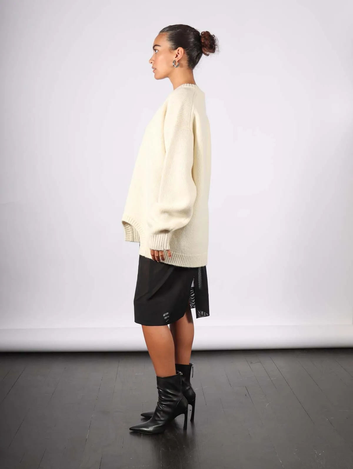 Soft Lambswool Sweater - Ivory