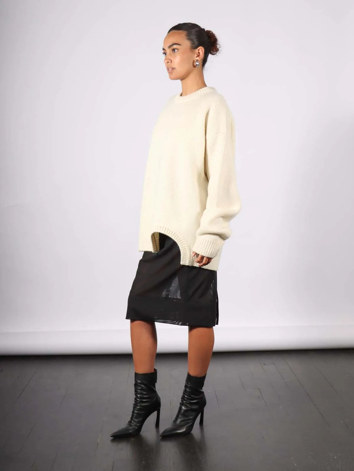 Soft Lambswool Sweater - Ivory