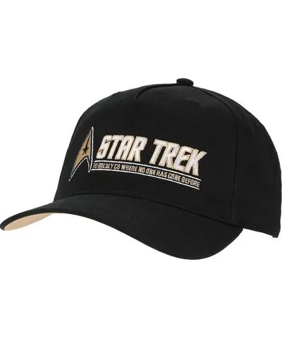 Star Trek Men's Logo Black Snapback Hat