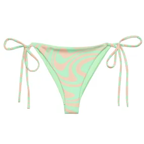 STRING BIKINI BOTTOM ECO - LIME SWIRLSA