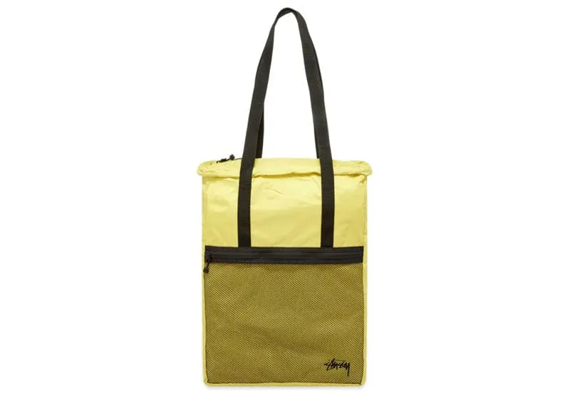 Stussy Light Weight Travel Tote Bag Yellow