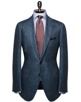 Teal and Blue Plaid Sportcoat