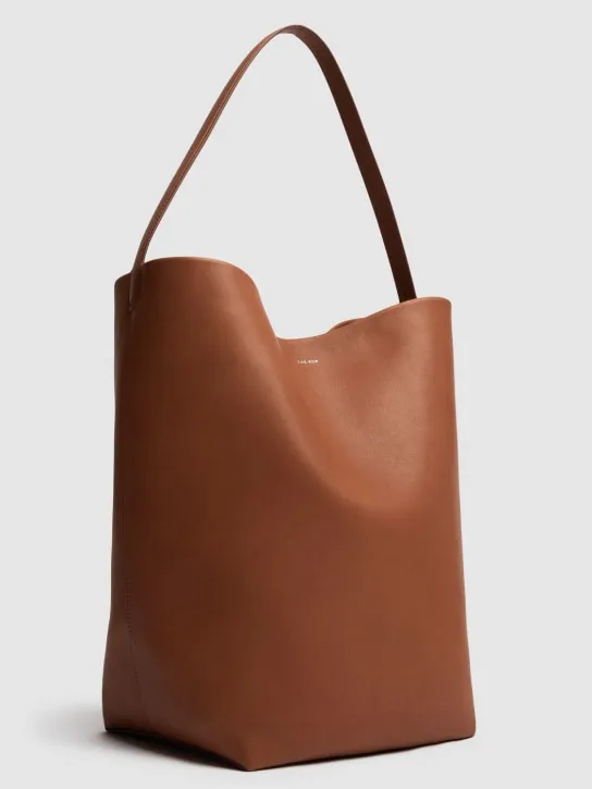 The Row   Large Park saddle leather tote bag 